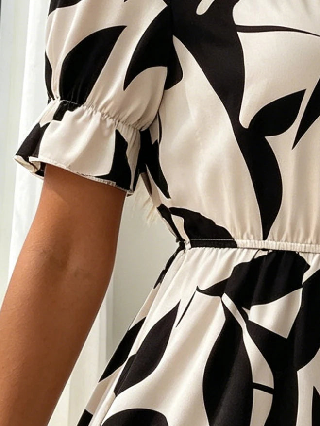 Blair – Botanical Print Mini Dress
