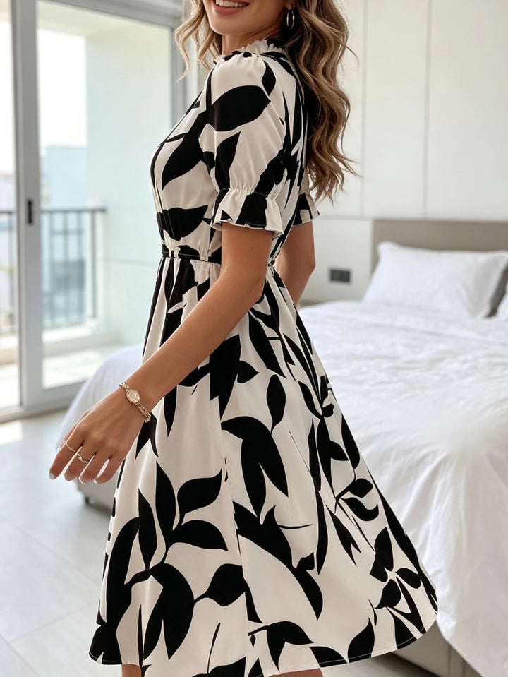 Blair – Botanical Print Mini Dress