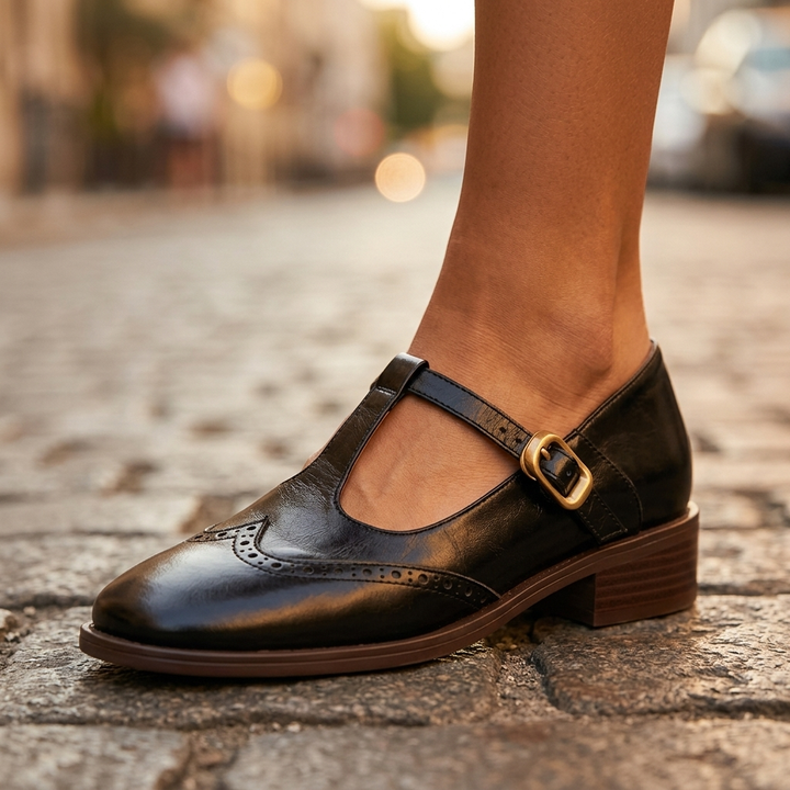 Claire Leather Mary Janes