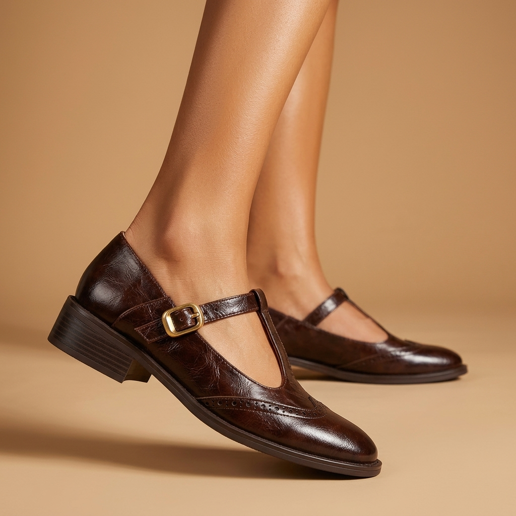 Claire Leather Mary Janes