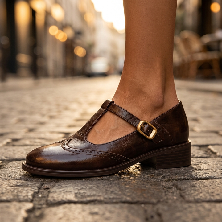 Claire Leather Mary Janes