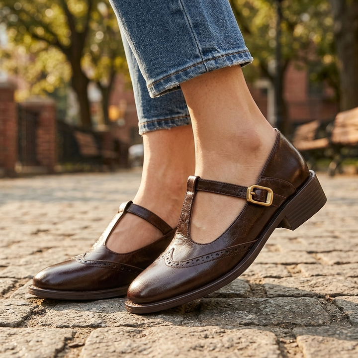 Claire Leather Mary Janes