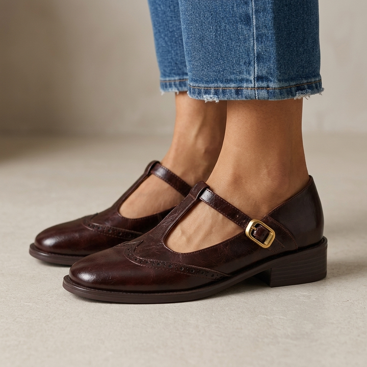 Claire Leather Mary Janes