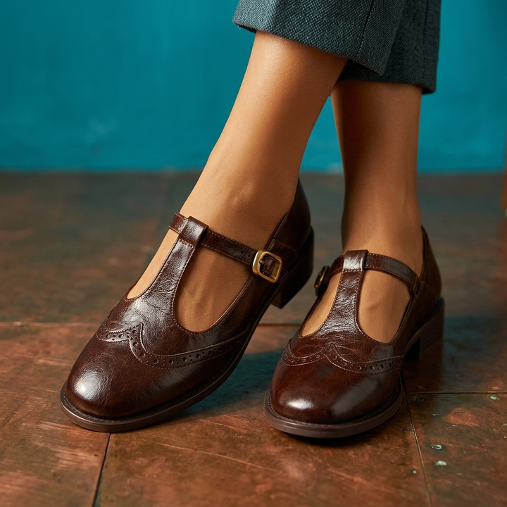 Claire Leather Mary Janes