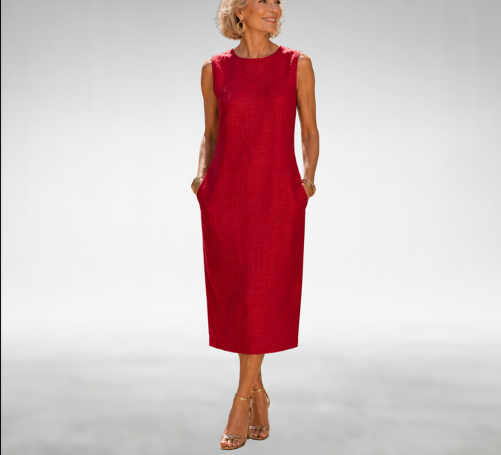 Camelle Elegant Midi Dress