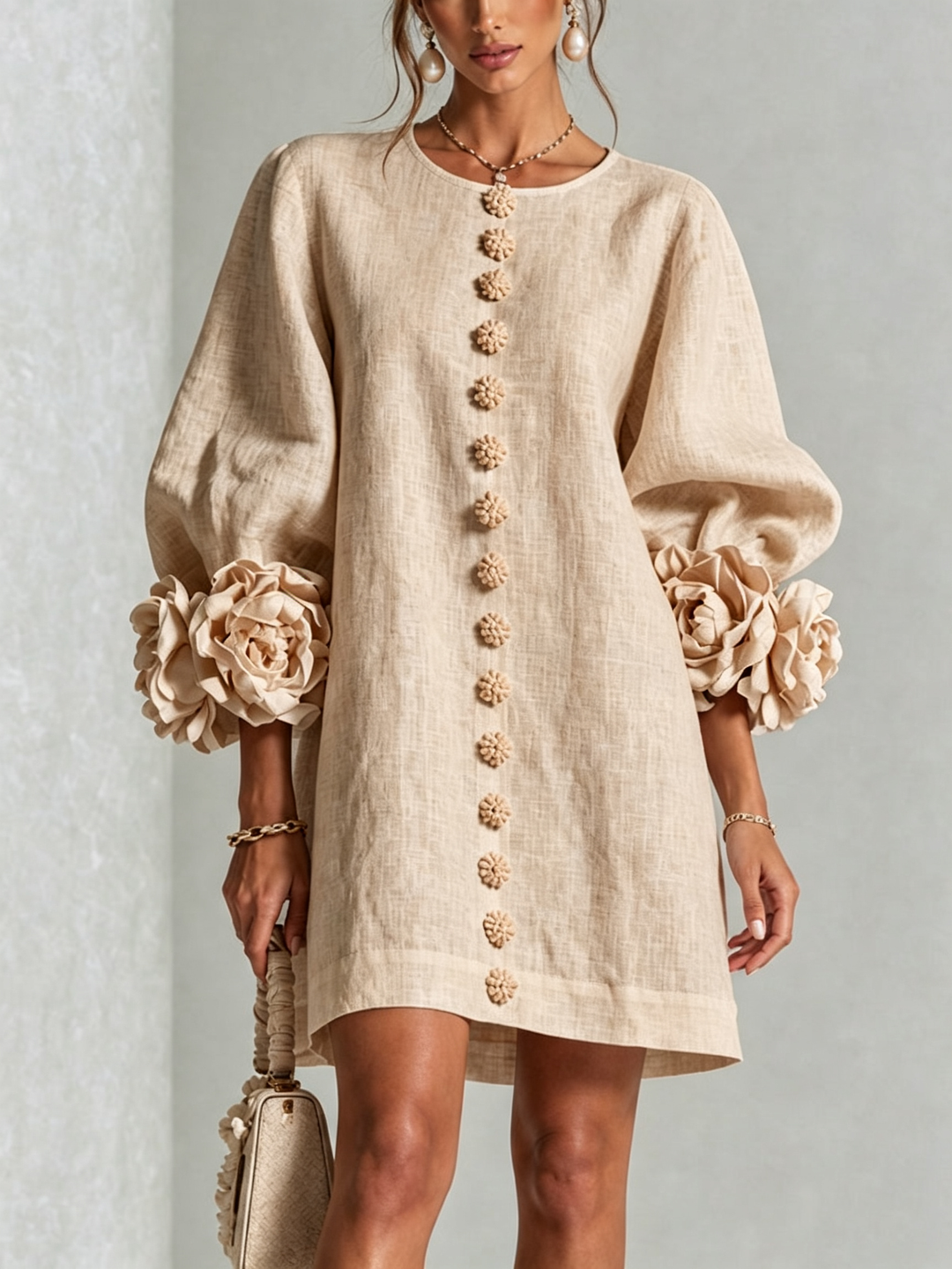Rosalie Button-Down Mini Dress