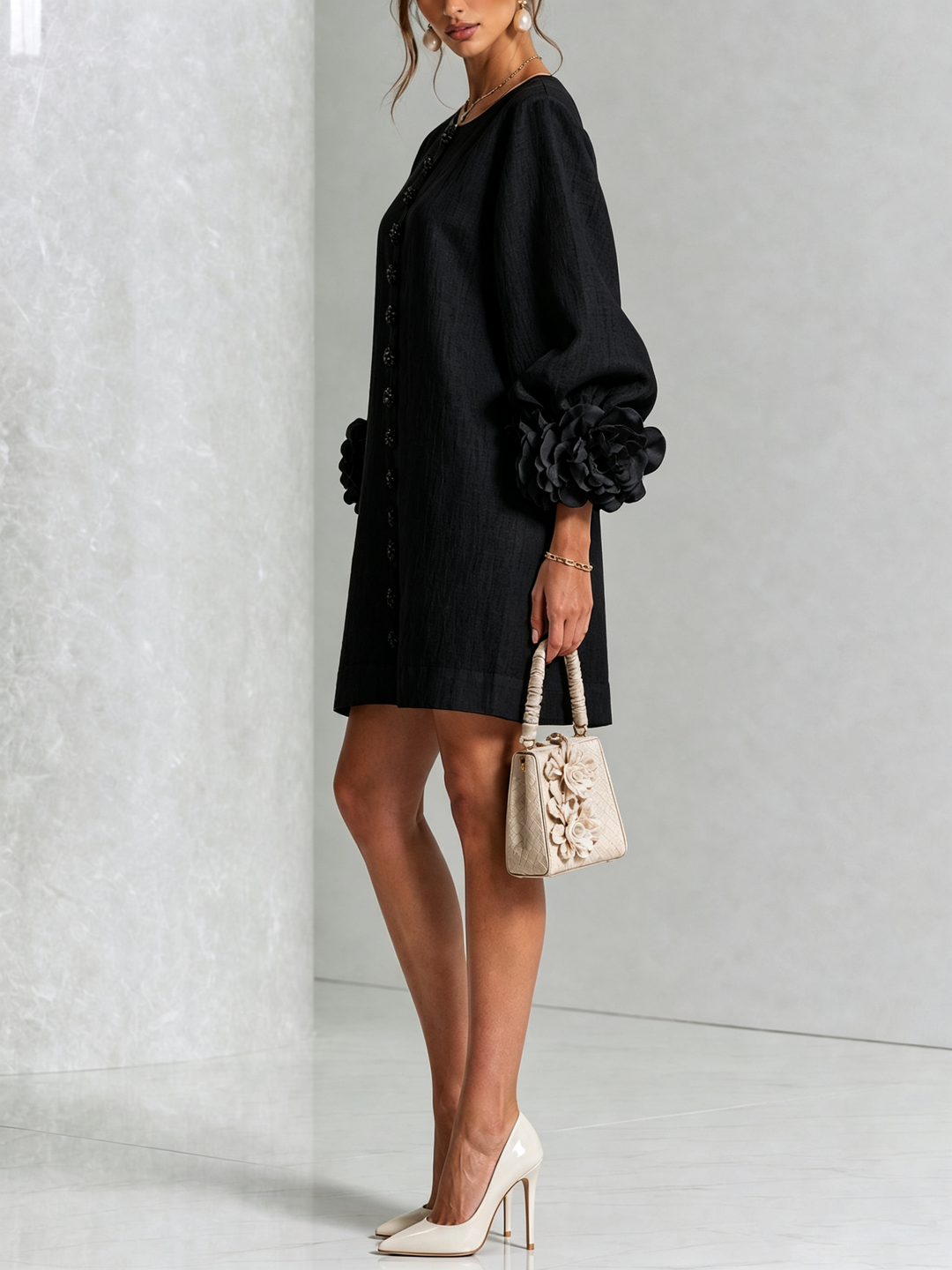 Rosalie Button-Down Mini Dress