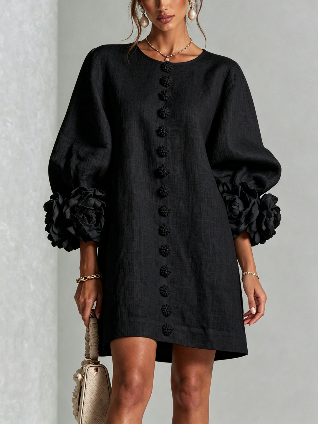 Rosalie Button-Down Mini Dress