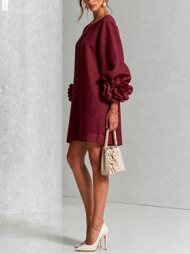 Rosalie Button-Down Mini Dress