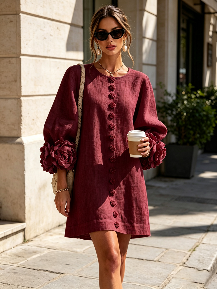 Rosalie Button-Down Mini Dress