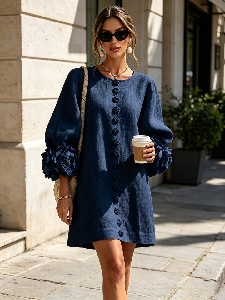 Rosalie Button-Down Mini Dress
