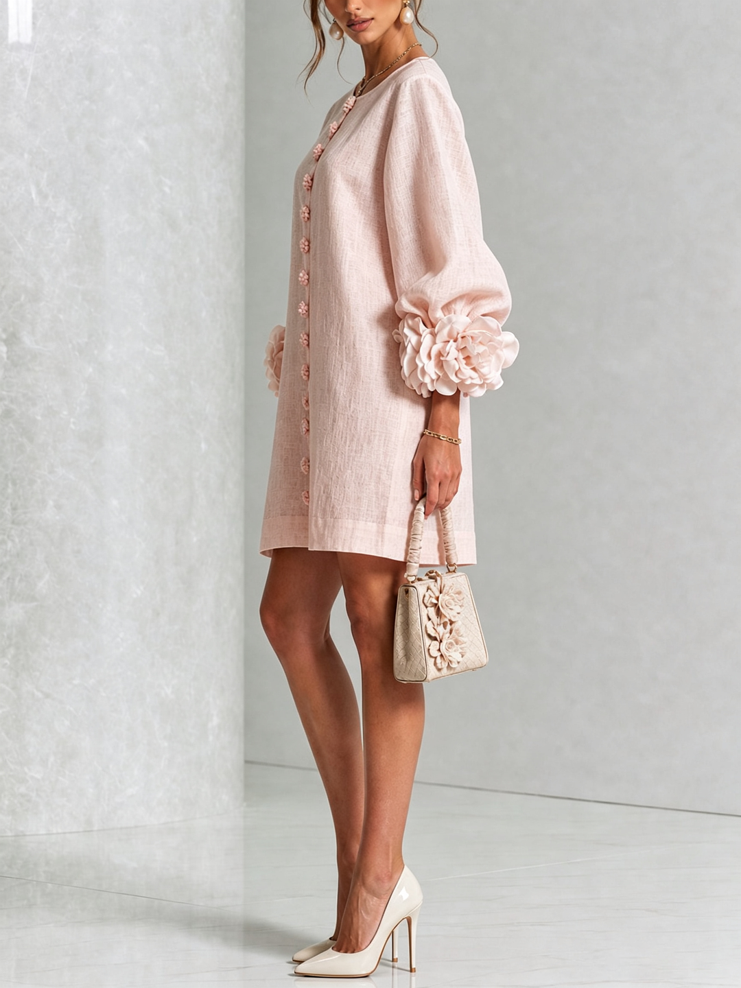 Rosalie Button-Down Mini Dress