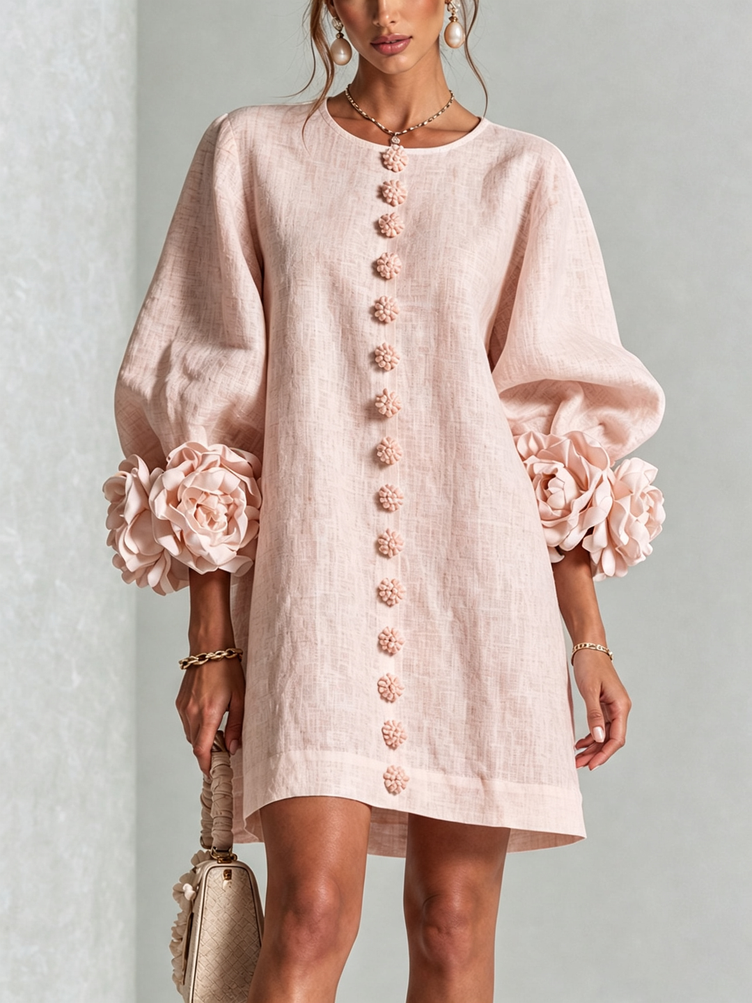 Rosalie Button-Down Mini Dress