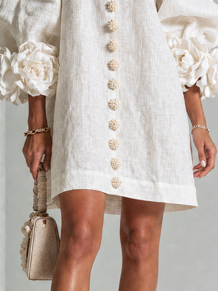 Rosalie Button-Down Mini Dress