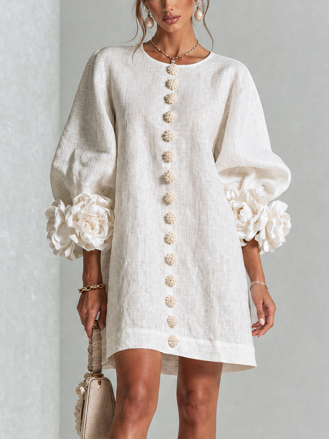 Rosalie Button-Down Mini Dress