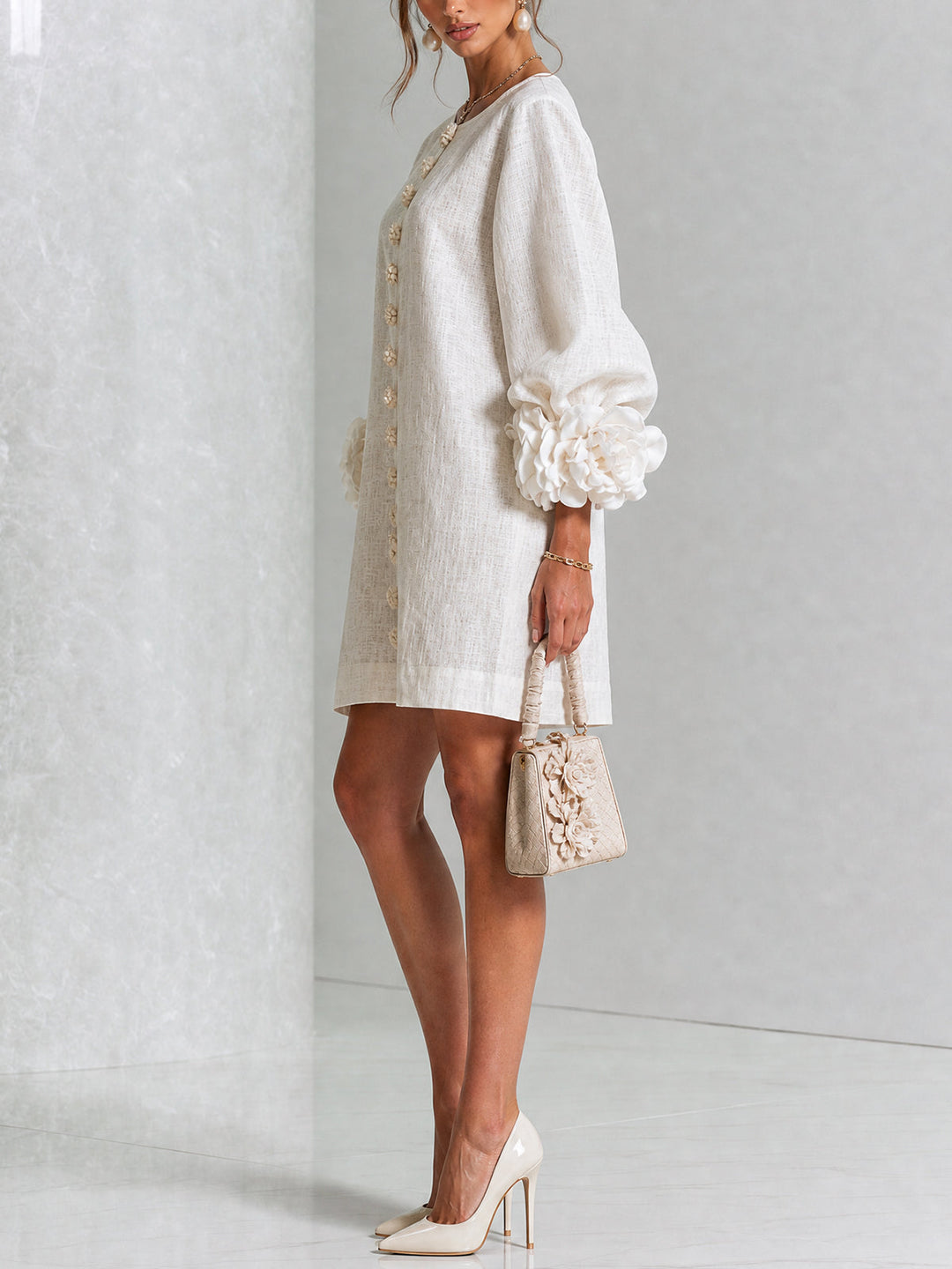 Rosalie Button-Down Mini Dress