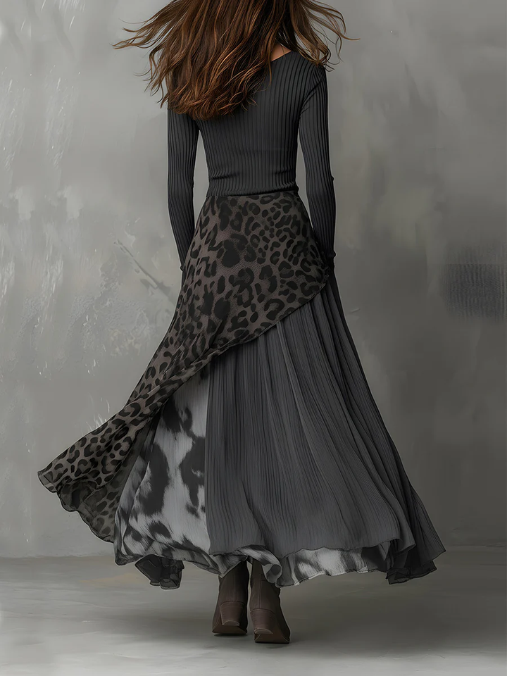 Raven Elegant Maxi Dress