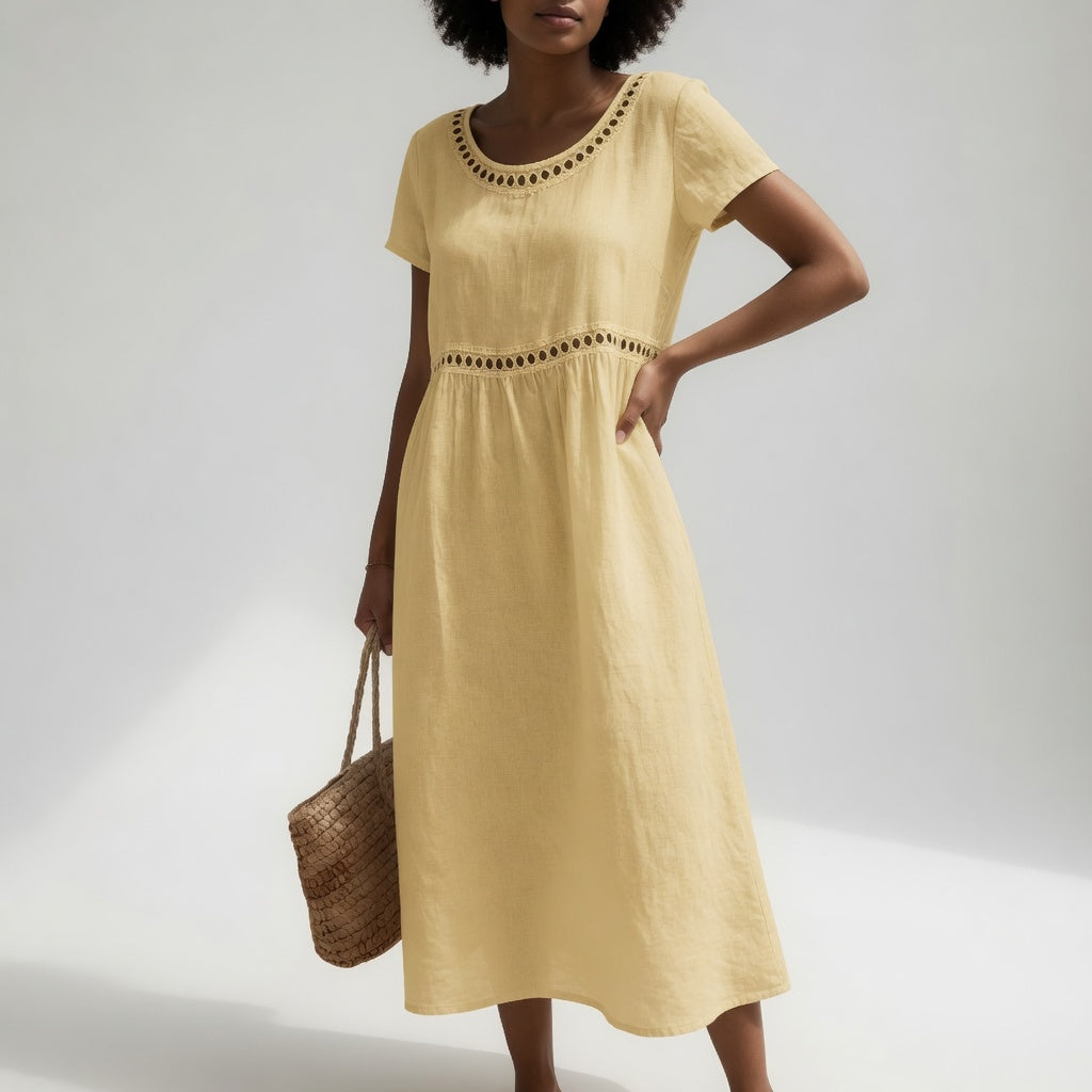 Pernelle midi dress yellow