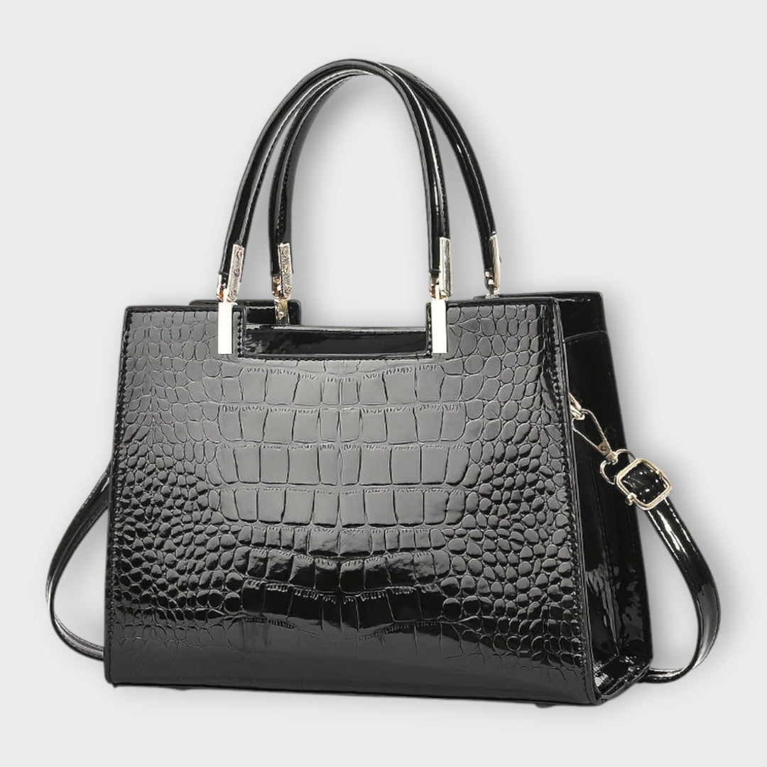 Isabeau – Croc-Effect Structured Bag