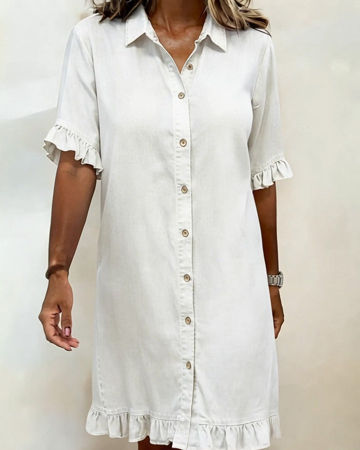 Solene Denim Shirt Dress