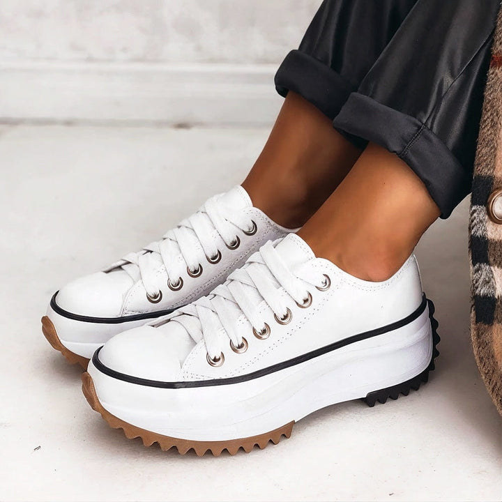 Bettina Platform Lace-Up Sneakers