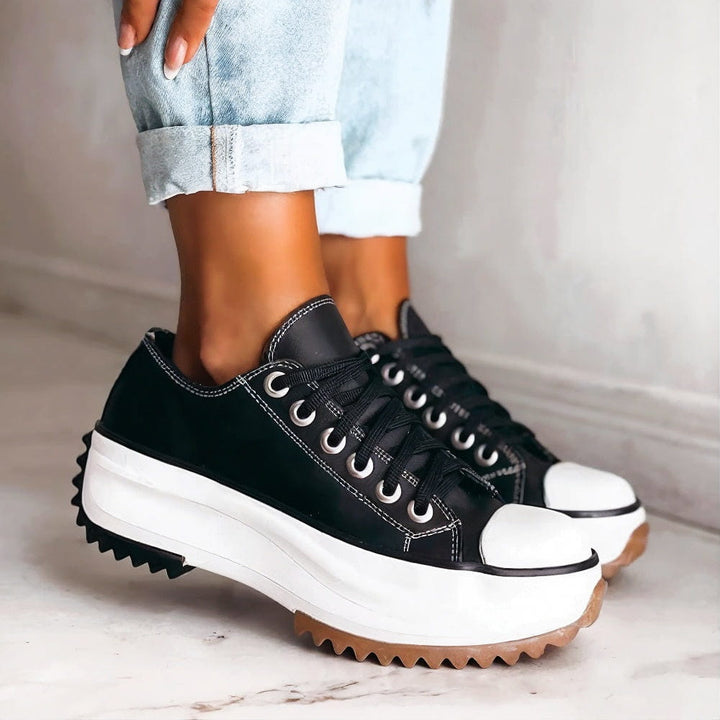 Bettina Platform Lace-Up Sneakers