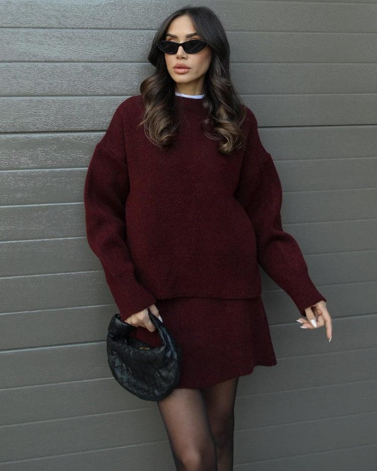 Polly Comfortable Sweater Set