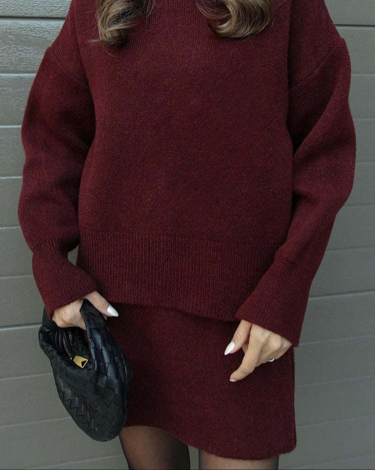 Polly Comfortable Sweater Set