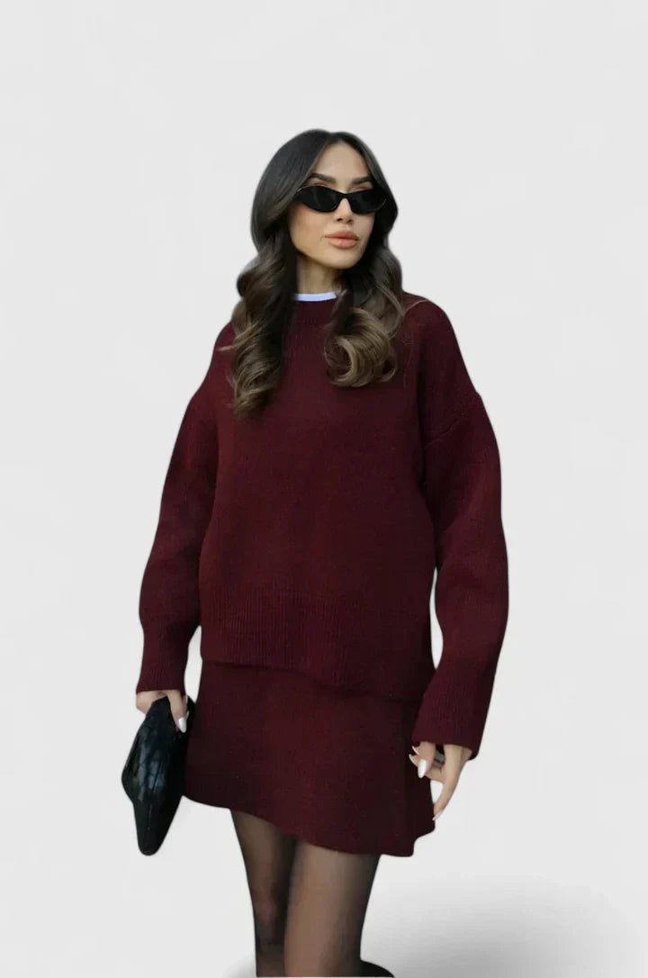 Polly Comfortable Sweater Set