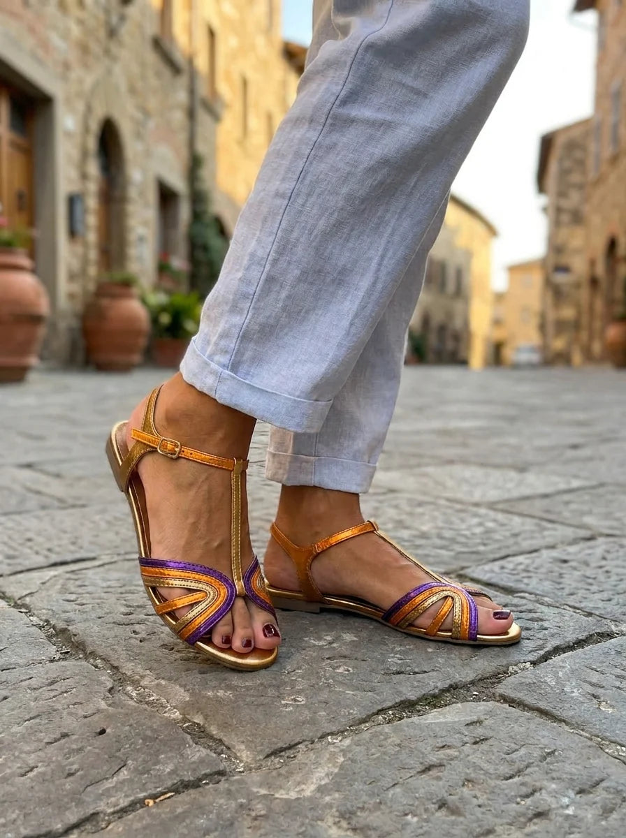 Viviana Mediterranean Color Sandals