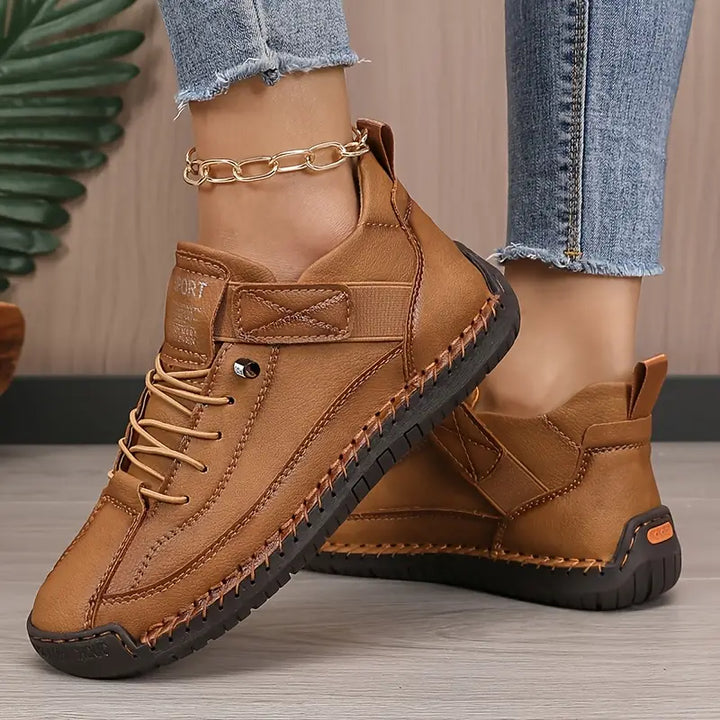 Nicole Orthopedic Leather Sneakers