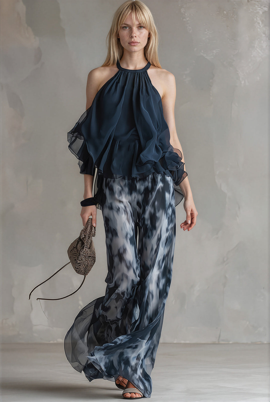 Anouk Elegant Chiffon Set