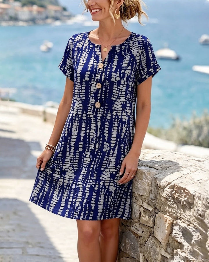 Halle – Color Block A-Line Dress