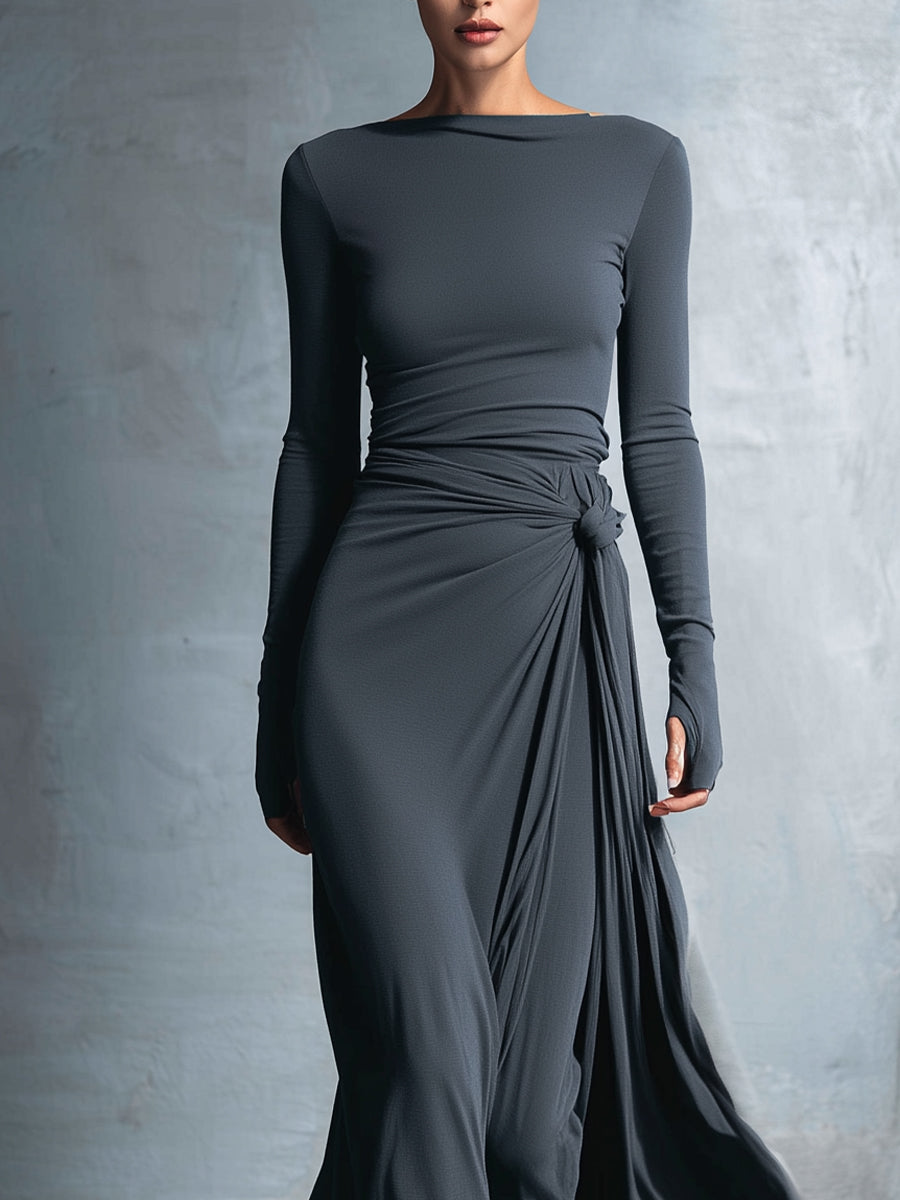 Naiara Maxi Dress with Side Knot