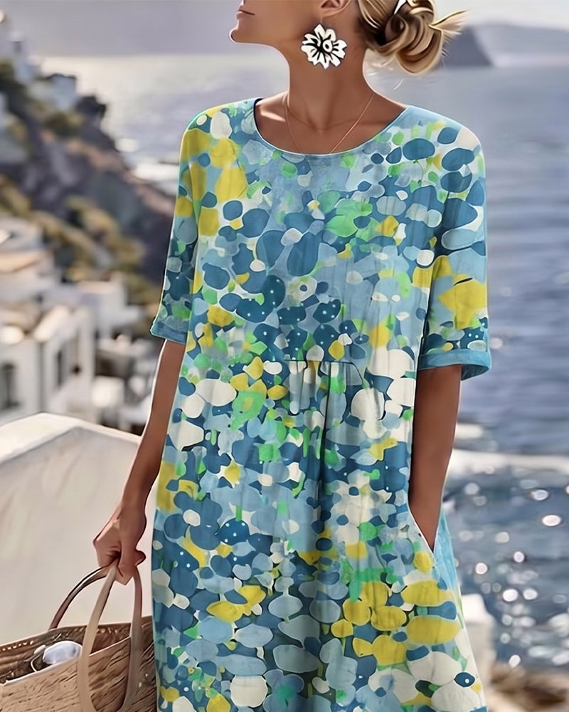 Elene Lightweight Floral Midi Dress