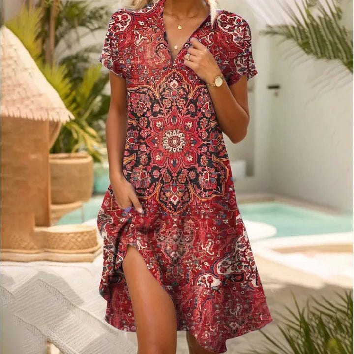 Daphne – Lightweight Comfort Midi Dress