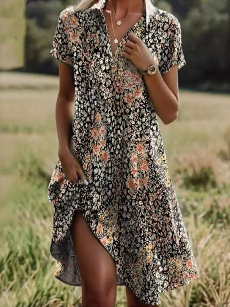 Daphne – Lightweight Comfort Midi Dress