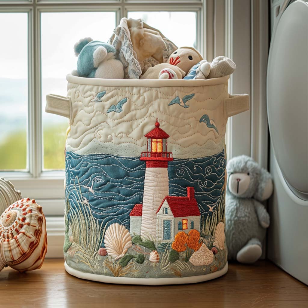 Lightcove Quilted Laundry Basket