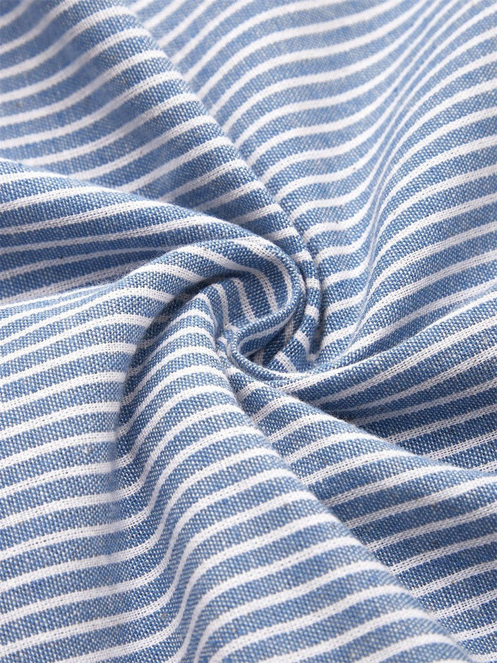 Julia Timeless Striped Midi Dress