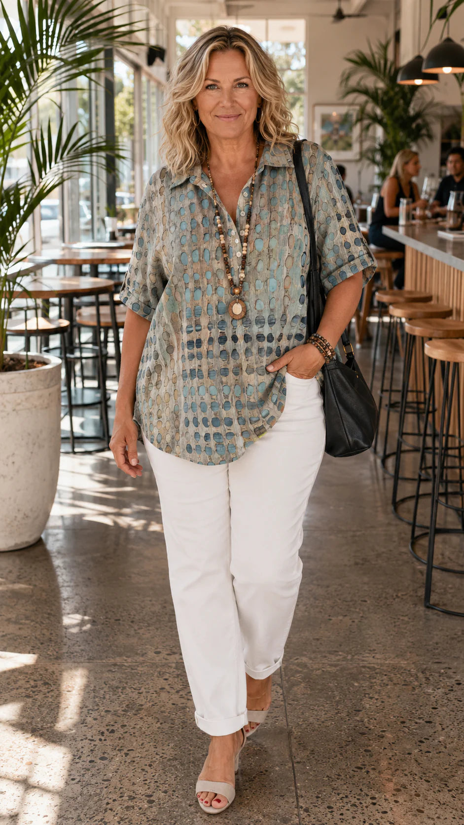 Melody Relaxed Comfort Top - Green
