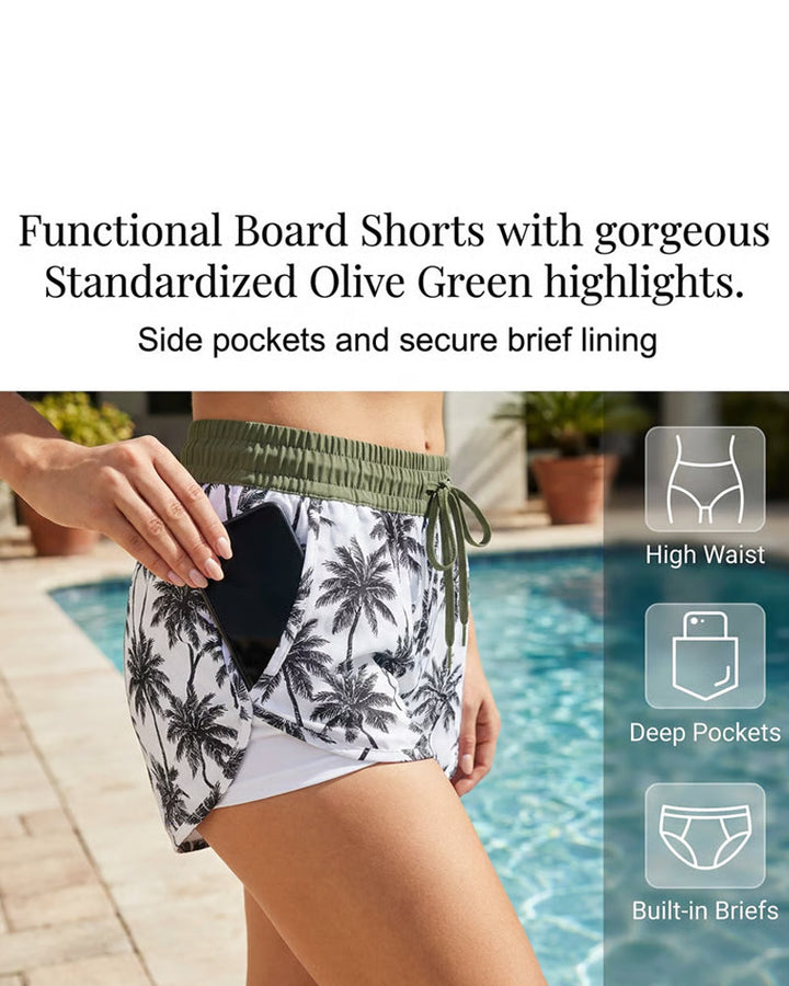 Solene – Three-Piece Tankini Bikini & Cover-Up Set