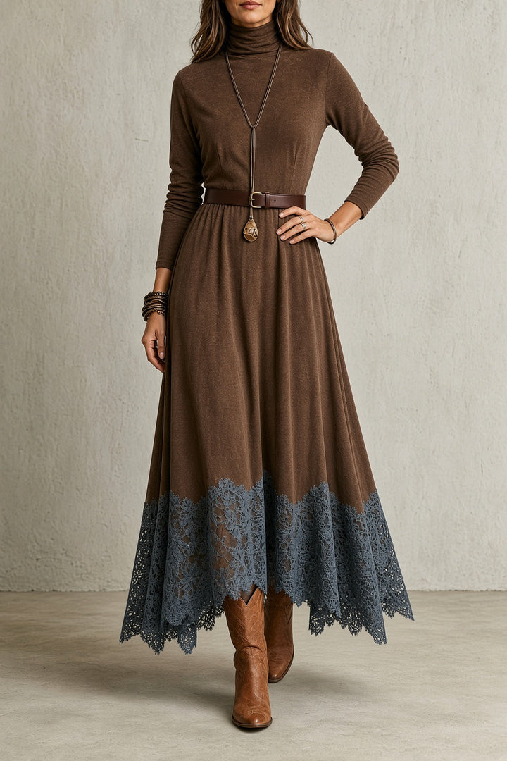 Sarah Vintage Turtleneck Dress