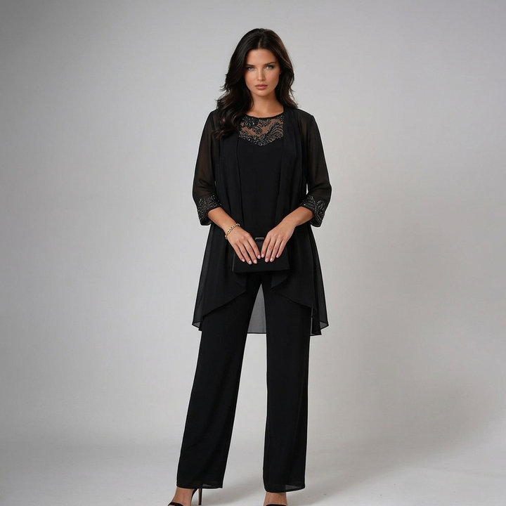 Iva Three-Piece Set - Black
