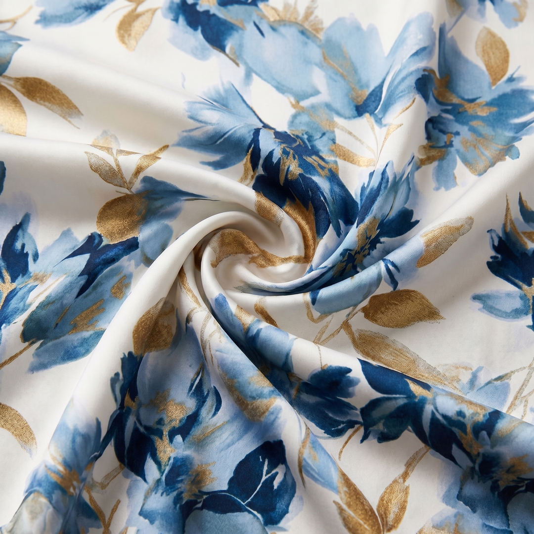 Adriana – Floral Wrap Waist Midi Dress