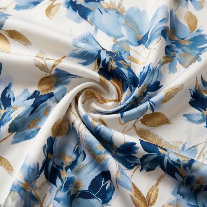 Adriana – Floral Wrap Waist Midi Dress