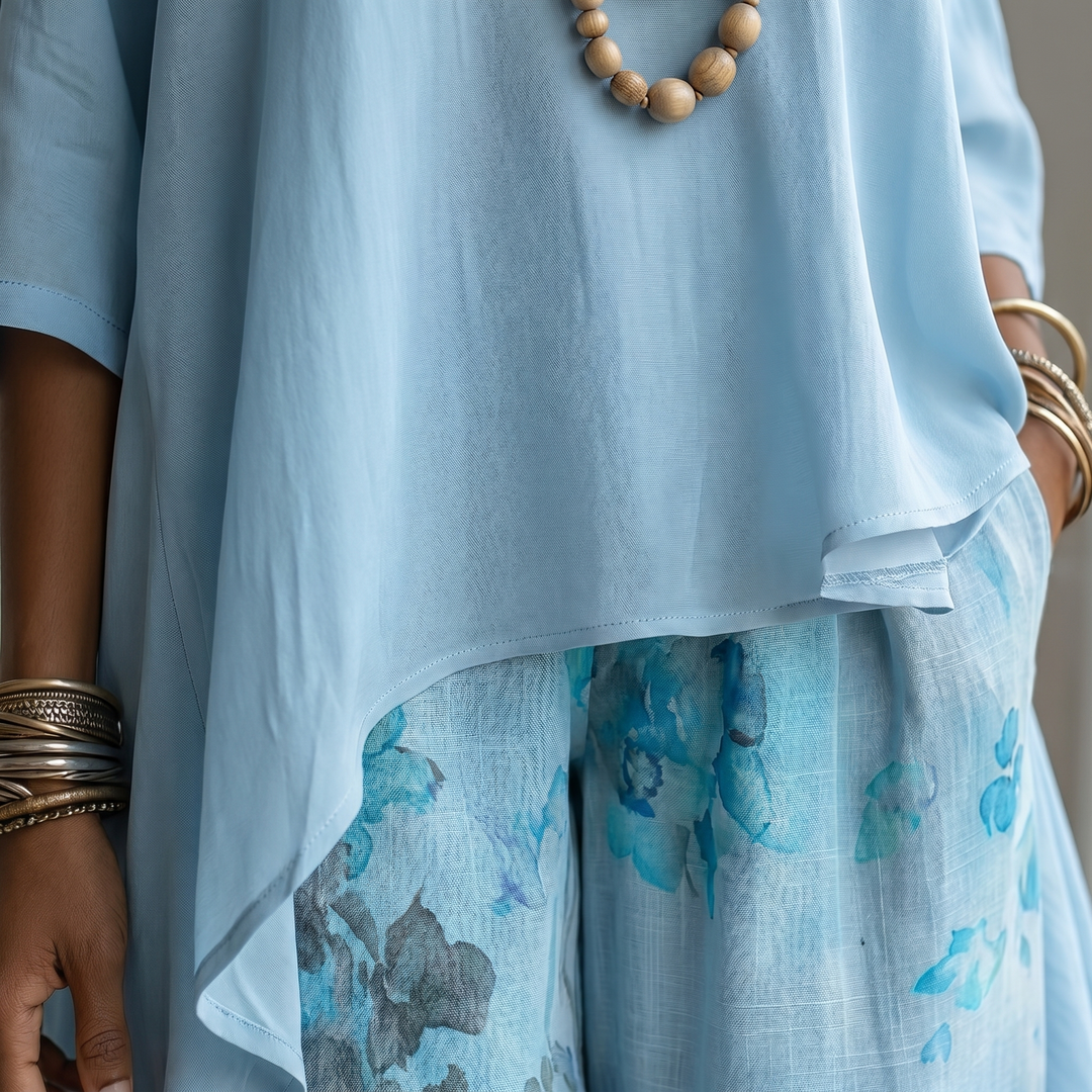 Celestine | Flowing Elegance Two-Piece Set