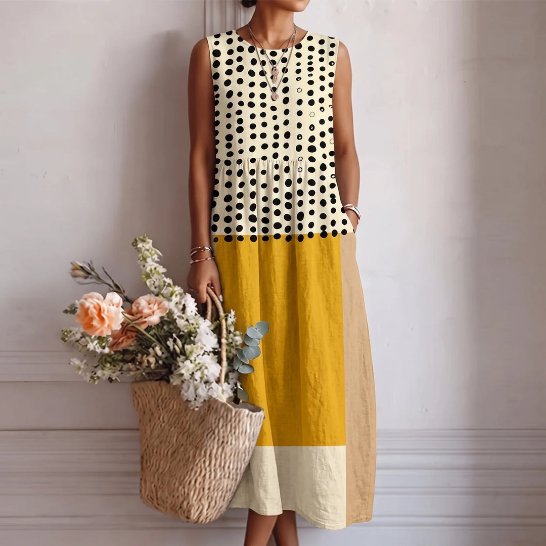 Alba Midi Dress - Mustard