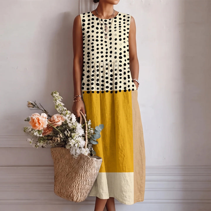 Alba Midi Dress - Mustard