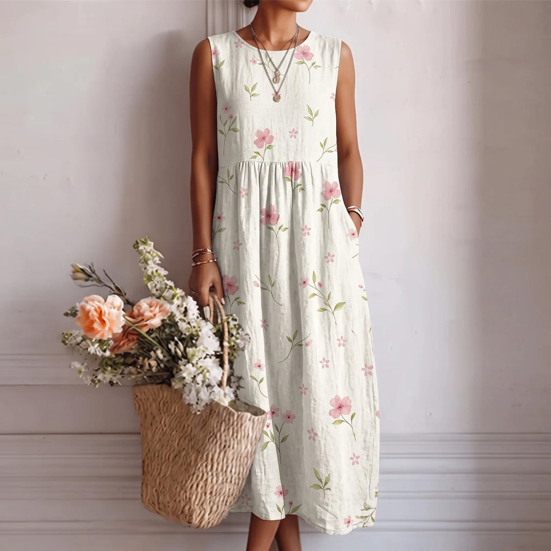 Alba Midi Dress - White