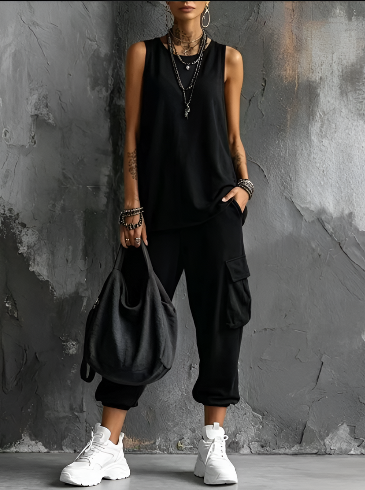 Lavina Soft Casual Set with Pockets